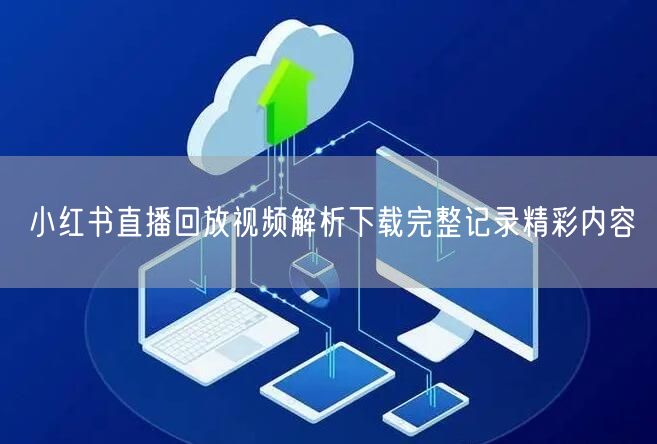 小红书直播回放视频解析下载完整记录精彩内容